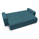 Canapé droit convertible coffre ENVY velours côtelé avec coffre