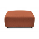Canapé droit convertible coffre ENVY velours côtelé avec coffre