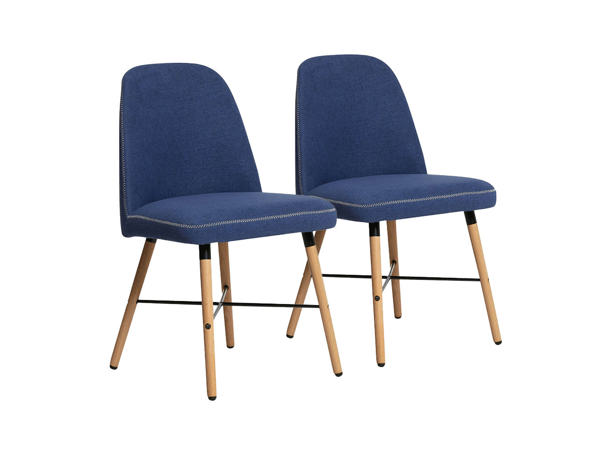 Ensemble de 2 chaises MITIO Bleu