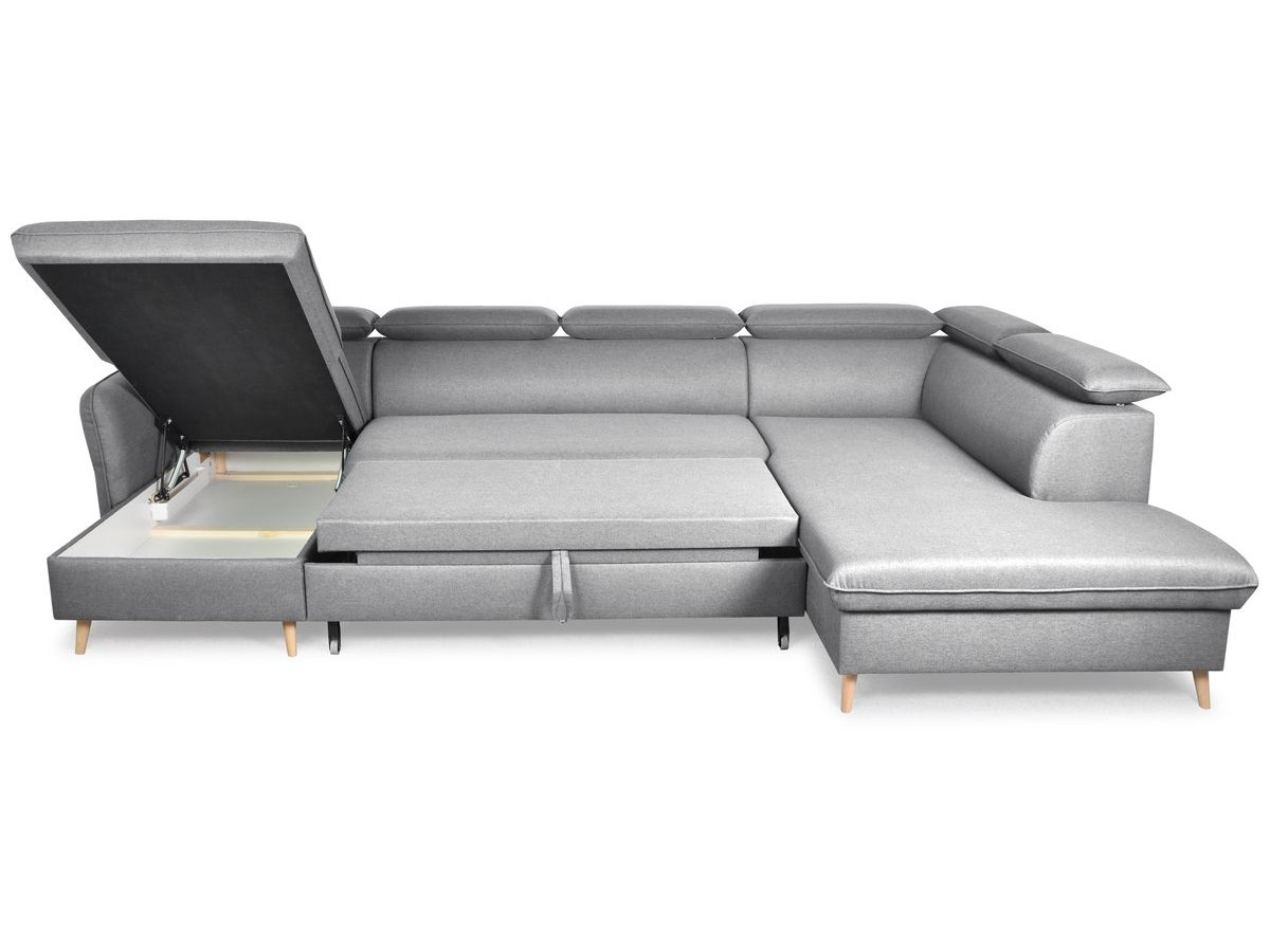 Canapé panoramique convertible coffre MARCUS