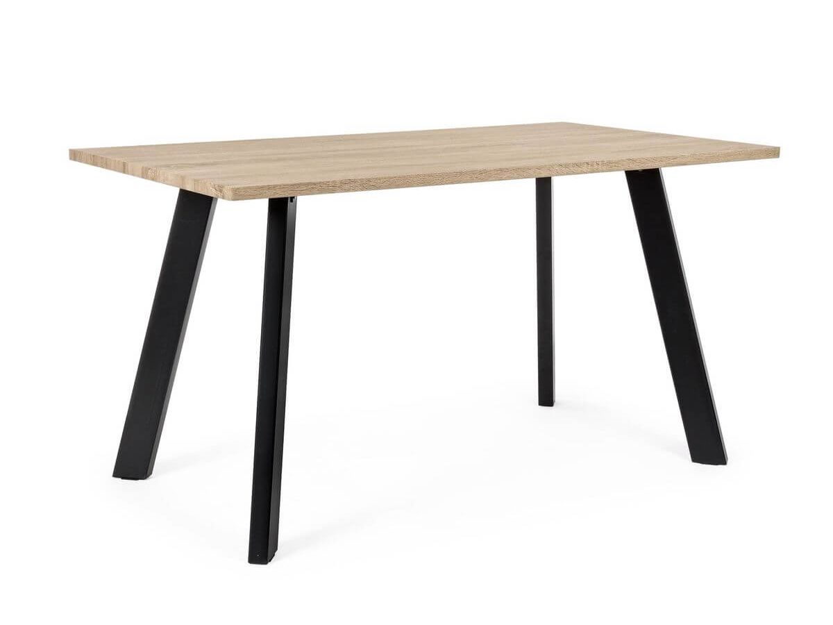 Table 140 cm PETA Effet bois