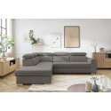 Canapé d'angle convertible coffre ARMAND