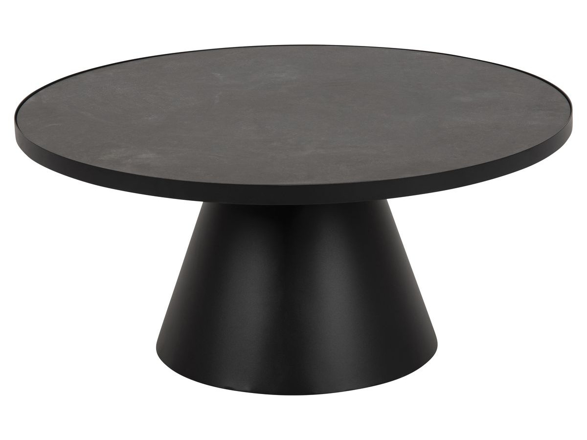 Table basse ronde SELMA noire
