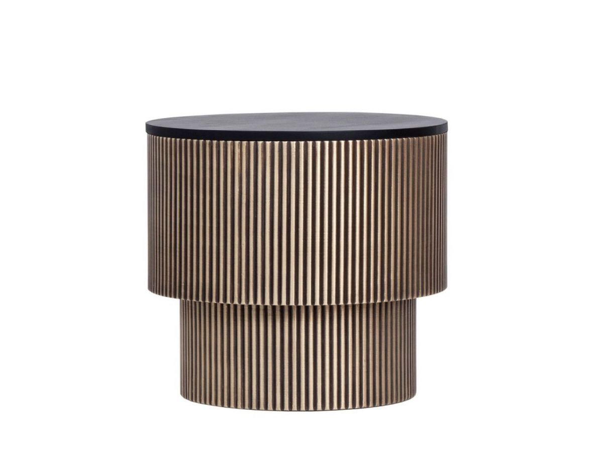 Table basse D50 cm DANIELA bois massif de manguier