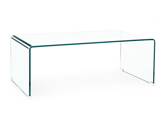 Table basse 120 cm LISON verre trempé