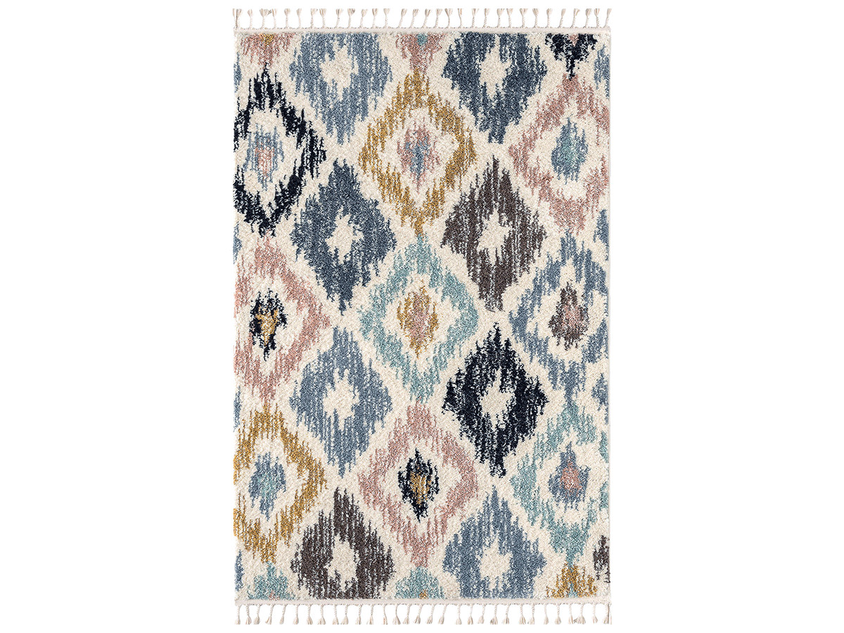 Tapis shaggy VICTORIA motif berbère