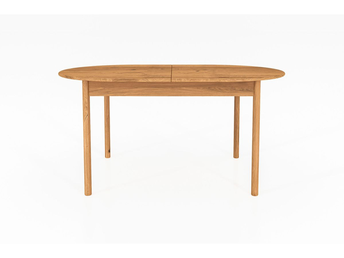 Table extensible ovale 160 à 205 cm MIA chêne massif