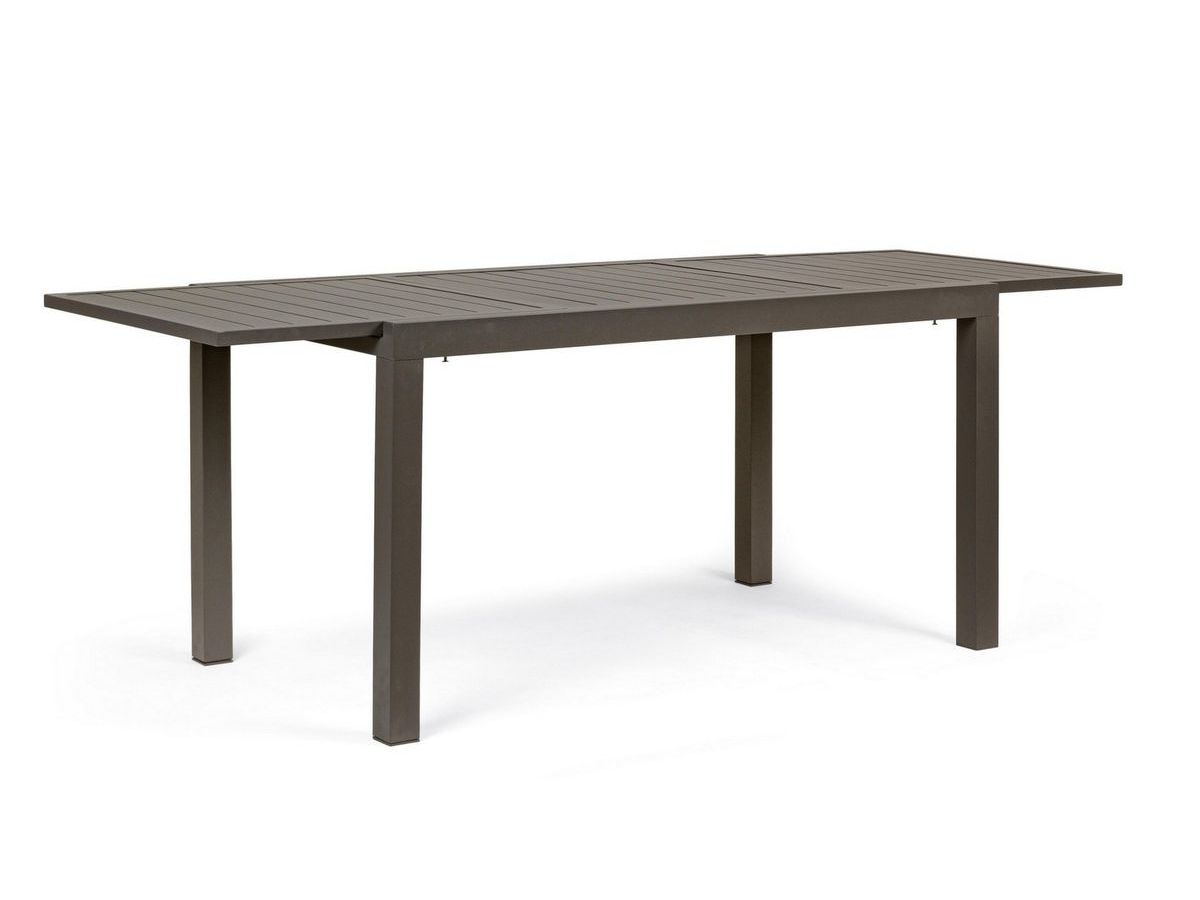 Table à manger de jardin extensible 140 à 210 cm ELEN aluminium