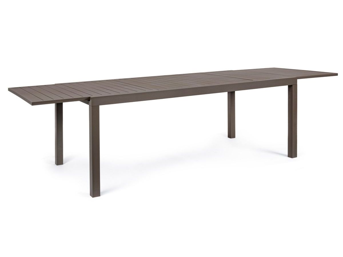Table à manger de jardin extensible 200 à 300 cm EDGARD aluminium