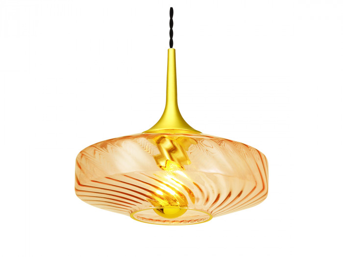 Suspension ROXANNE avec contour doré - Elements Lighting