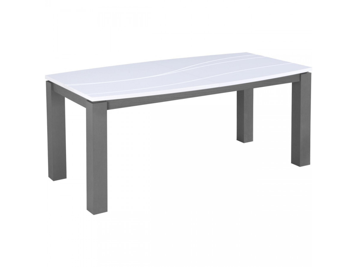 Table extensible 180 à 240 cm ILARIA Bois Gris