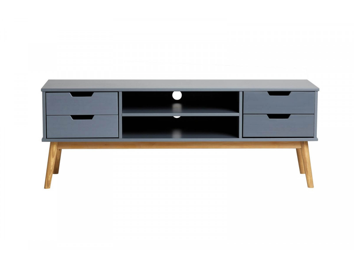meuble tele gris