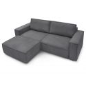 Canapé droit convertible coffre NIHAD